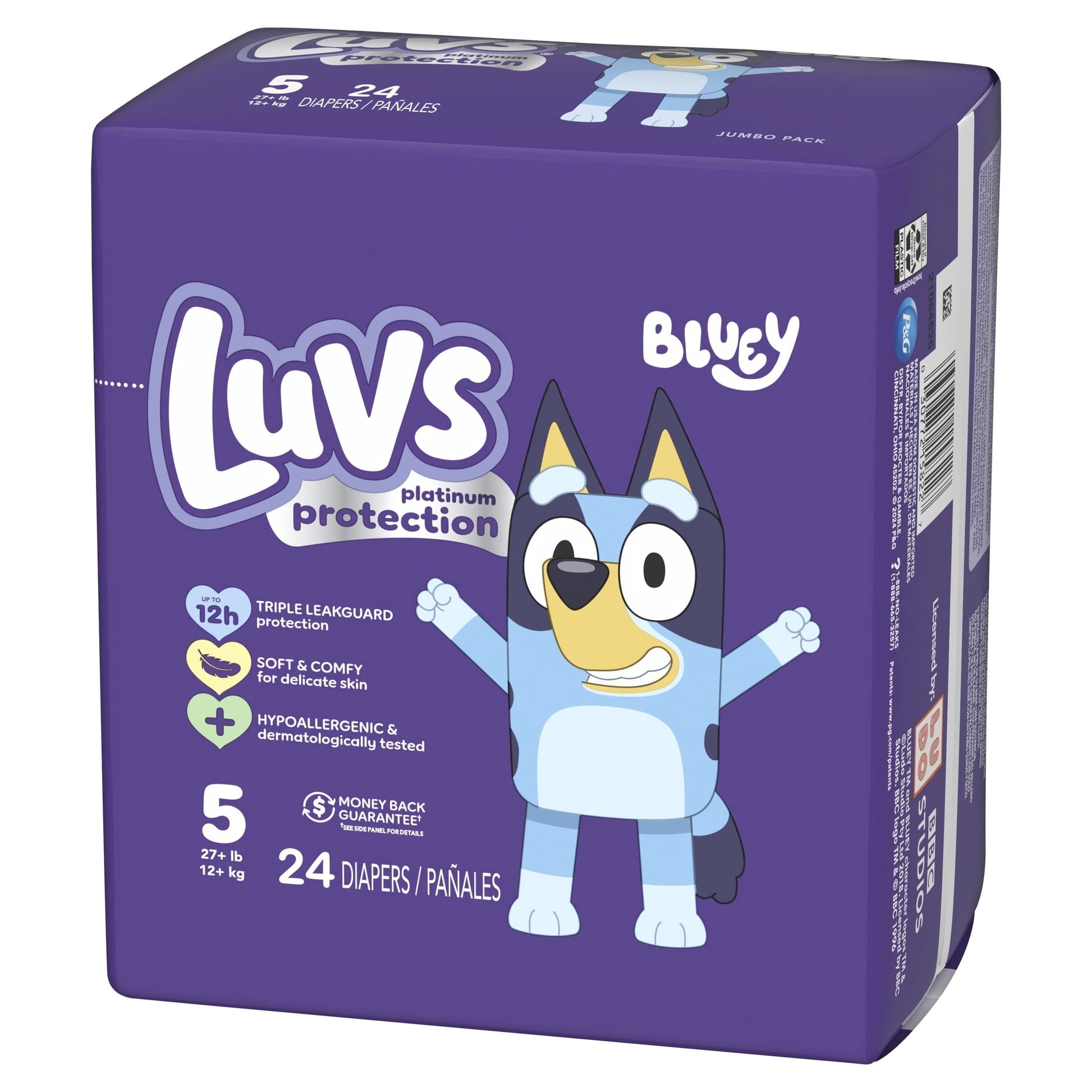 Luvs Platinum Protection Baby Diapers Size 5, 24 Count - Renee Lane Company