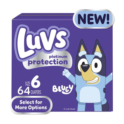 Luvs Platinum Protection Baby Diapers Size 6, 64 Count - Renee Lane Company