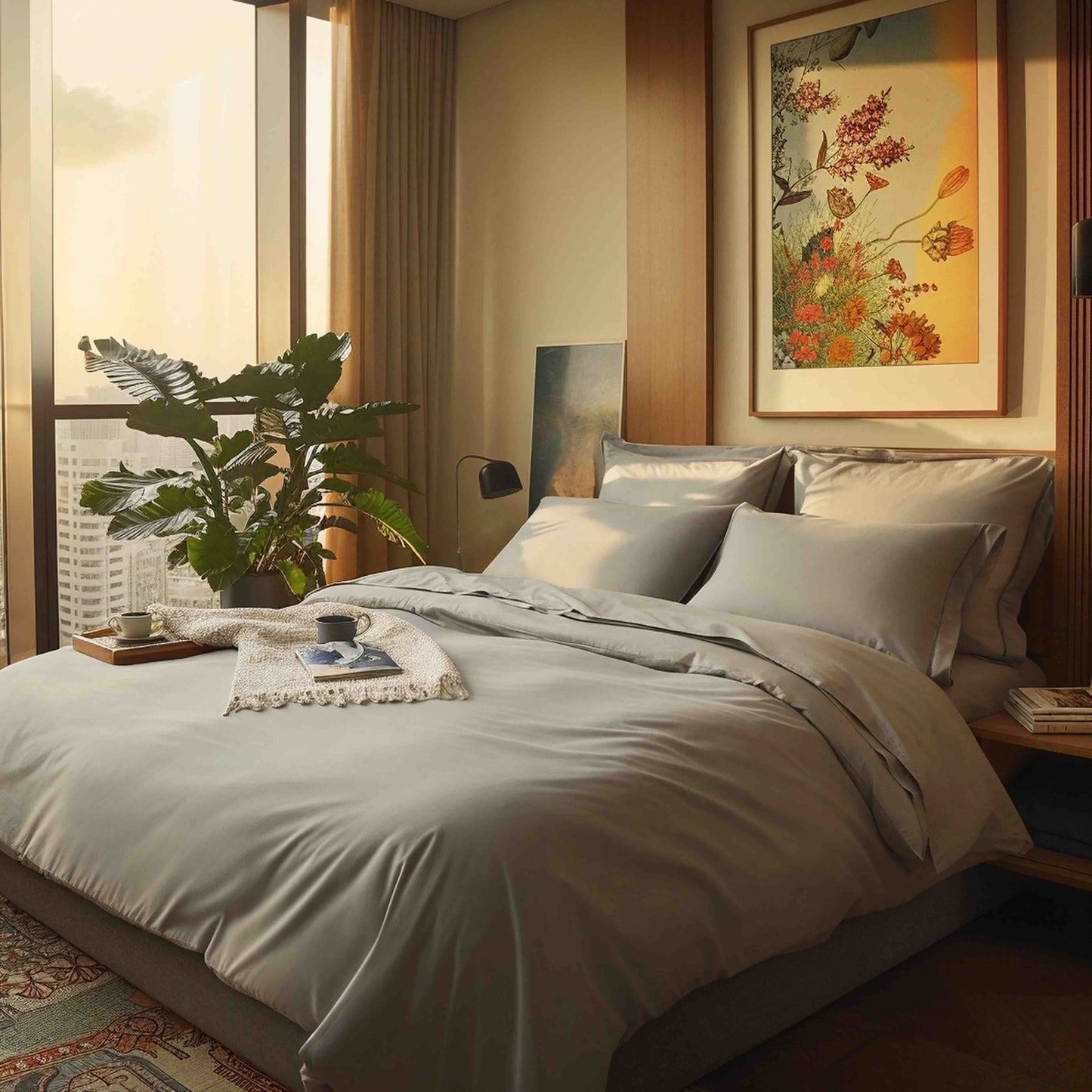 Luxe Australian Sateen Duvet Cover - Renee Lane Company