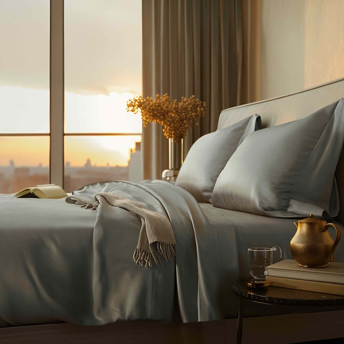Luxe Australian Sateen Pillowcase Set - Renee Lane Company