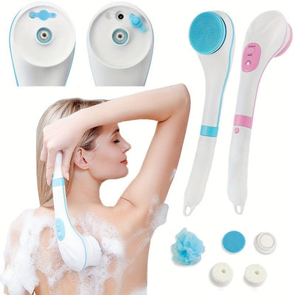 Luxurious Electric Bath Shower Brush: Pamper Yourself with a Relaxing Massage & Exfoliation! - Renee Lane Company