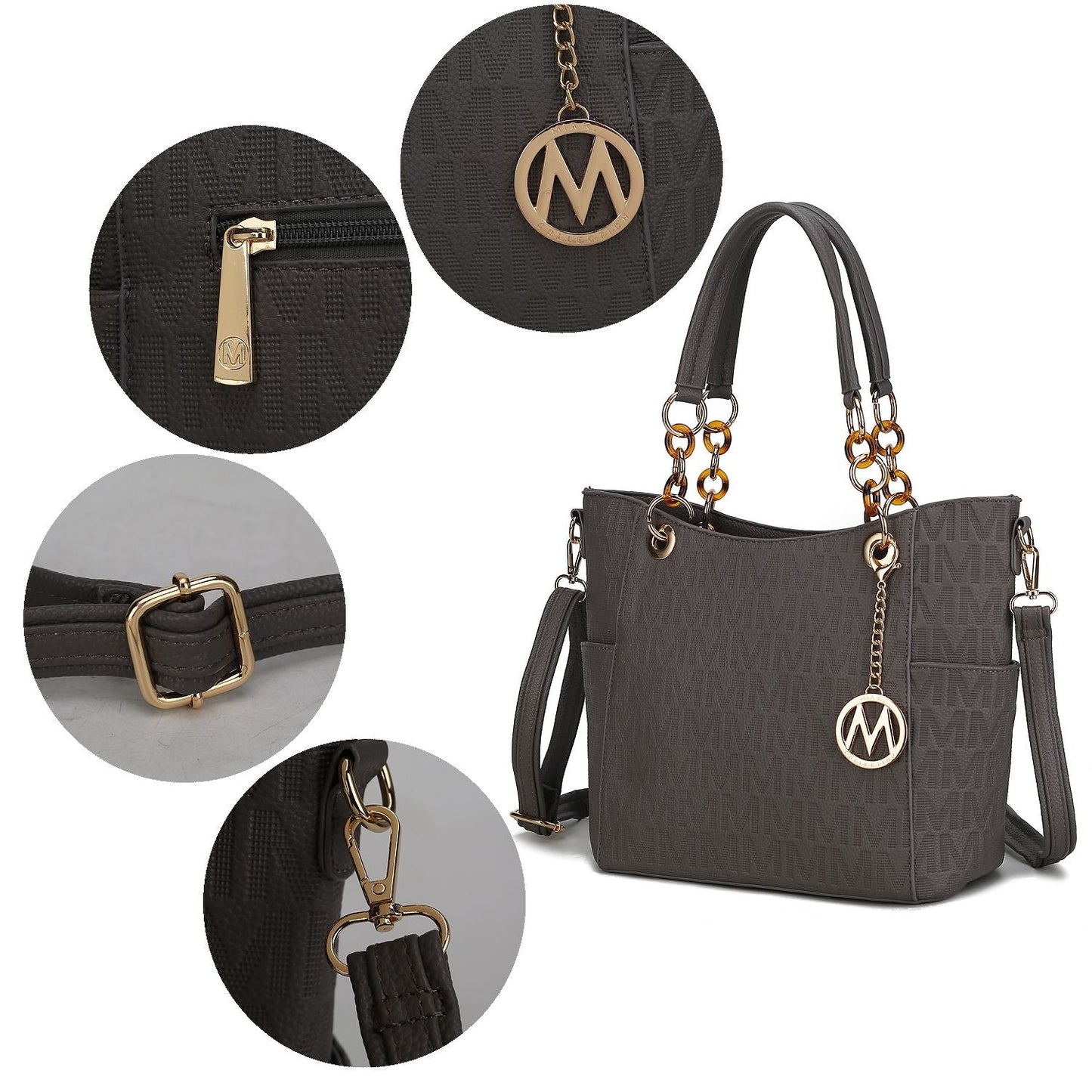 MKF Collection Rylee Vegan Leather Women Tote Handbag by Mia k - Renee Lane Company