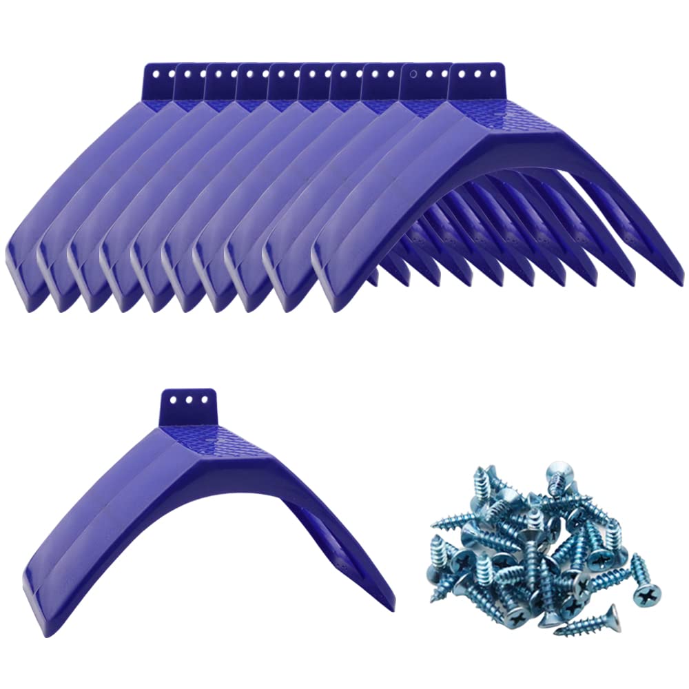 MODUODUO Pigeons Rest Stand with Screws 10 Sets Plastic Bird Perches for Dove Pigeon and Other Birds - Renee Lane Company