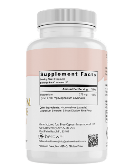Magnesium Glycinate - Cellular Balance by Bellawell - Renee Lane Company