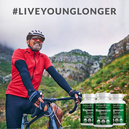 Magnesium Glycinate Supplement 90 Capsules - Renee Lane Company