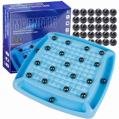 Magnetic Chess Game Portable Magnetic Chess Game with Stones - 30 Stones Fun Table Top Multiplayer Strategy Game. (30 Round Magnets) - Renee Lane Company