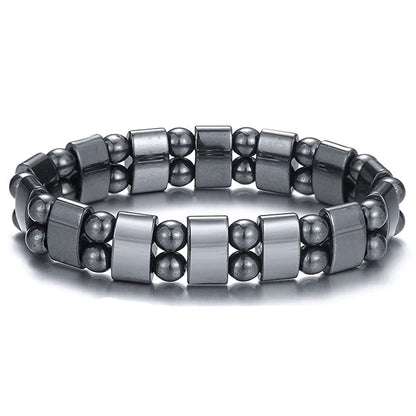 Magnetic Hematite Bracelet, Adjustable Design Magnetic Bracelet Reduce Puffiness Help Calm Down Blood Circulation Better Sleep, Fit For Most People - Renee Lane Company