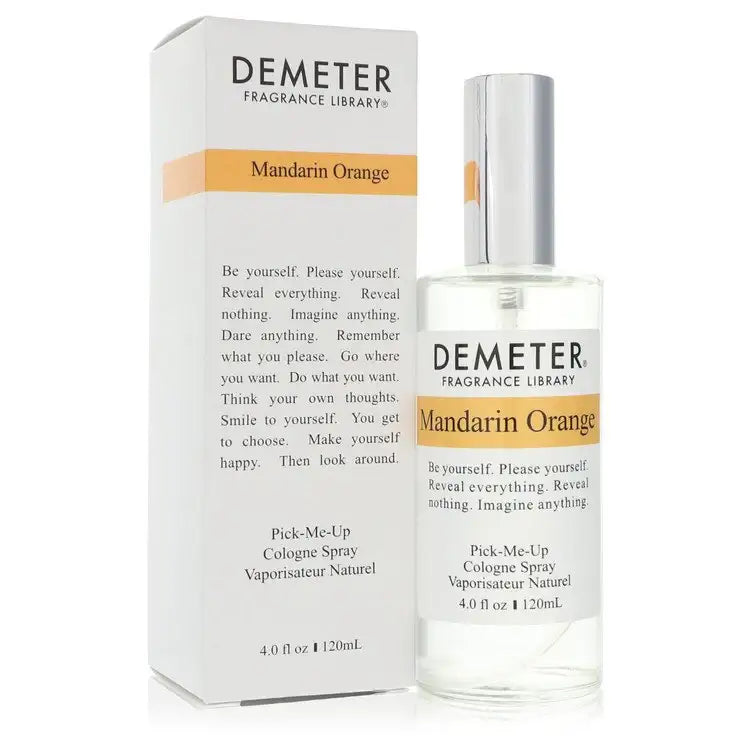 Demeter Mandarin Orange unisex cologne spray bottle with box package