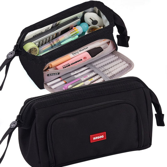 Maximize Your Storage Space with this Large Capacity Canvas Pencil Case! - Renee Lane Company