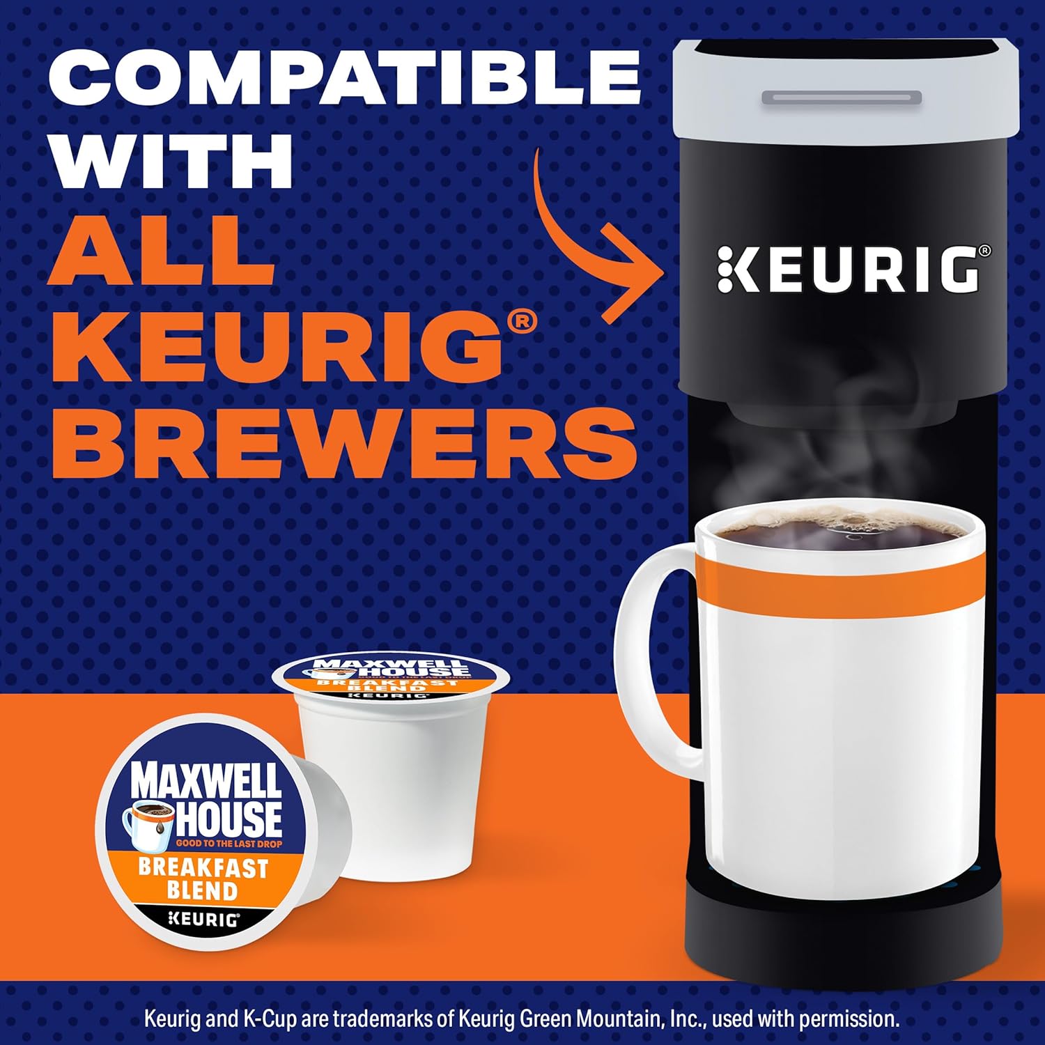 Maxwell House Breakfast Blend Mild Roast K-Cup Coffee Pods, 10 ct Box - Renee Lane Company
