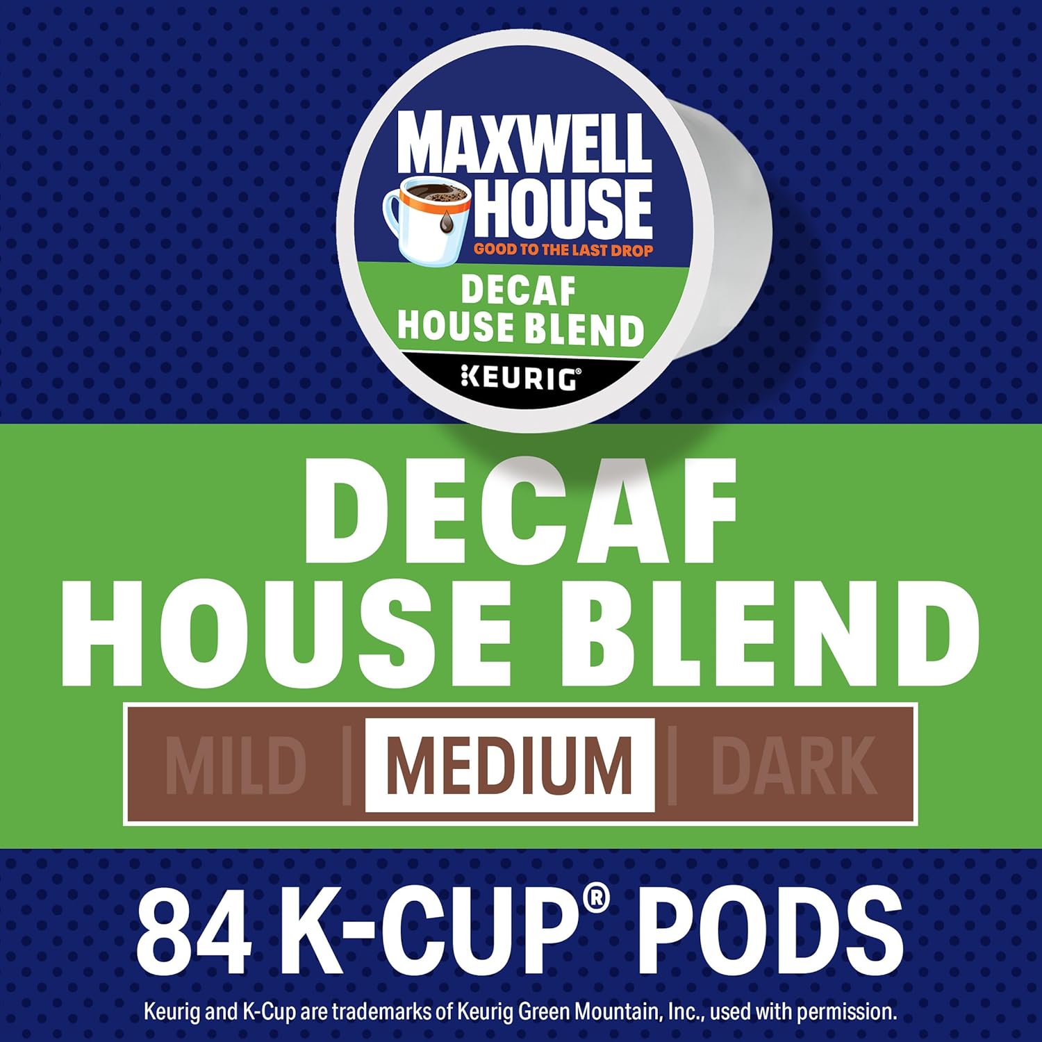 Maxwell House Decaf House Blend Medium Roast K-Cup Coffee Pods, 84 ct Box - Renee Lane Company