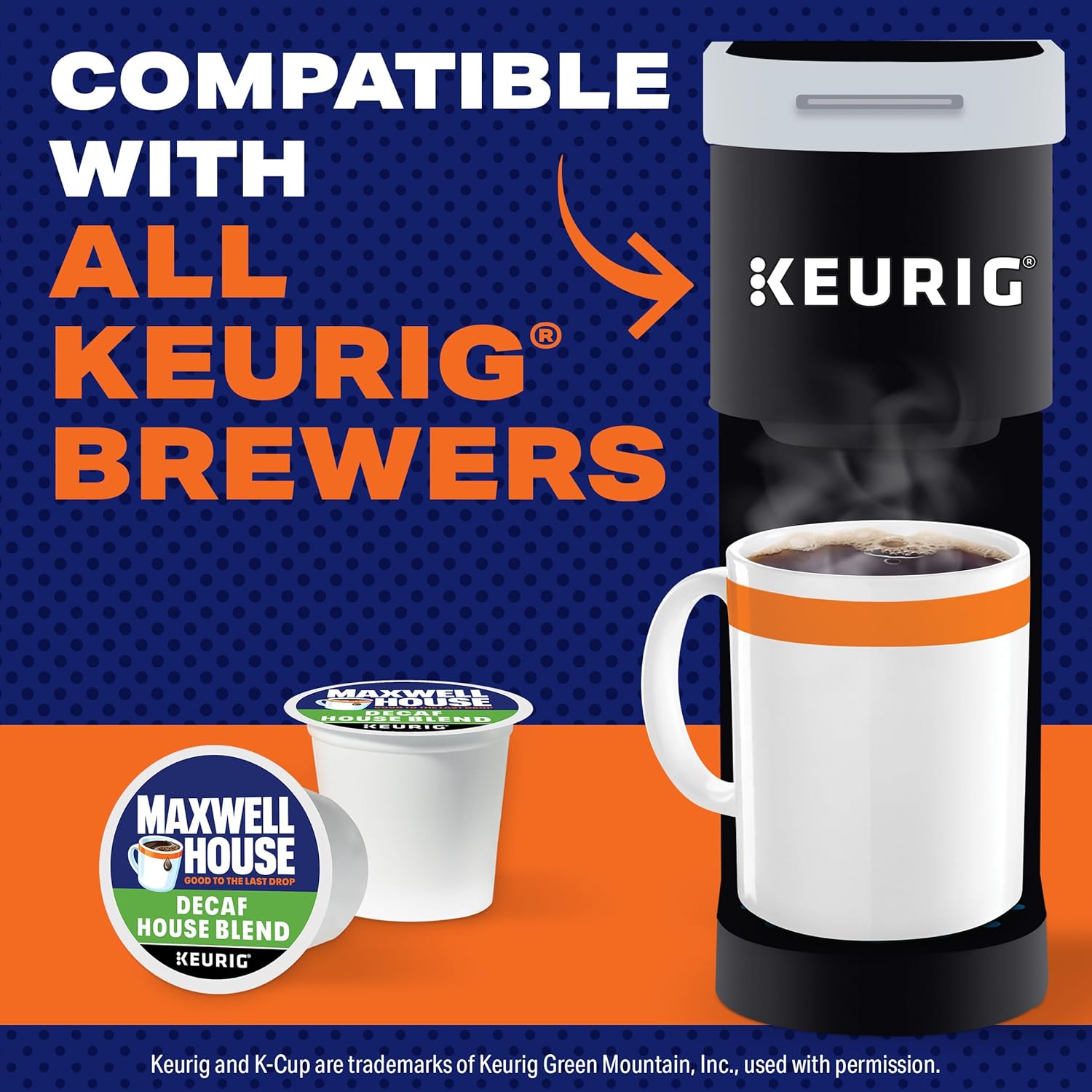Maxwell House Decaf House Blend Medium Roast K-Cup Coffee Pods, 84 ct Box - Renee Lane Company