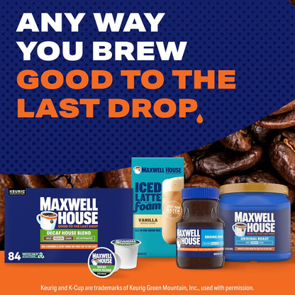 Maxwell House Decaf House Blend Medium Roast K-Cup Coffee Pods, 84 ct Box - Renee Lane Company
