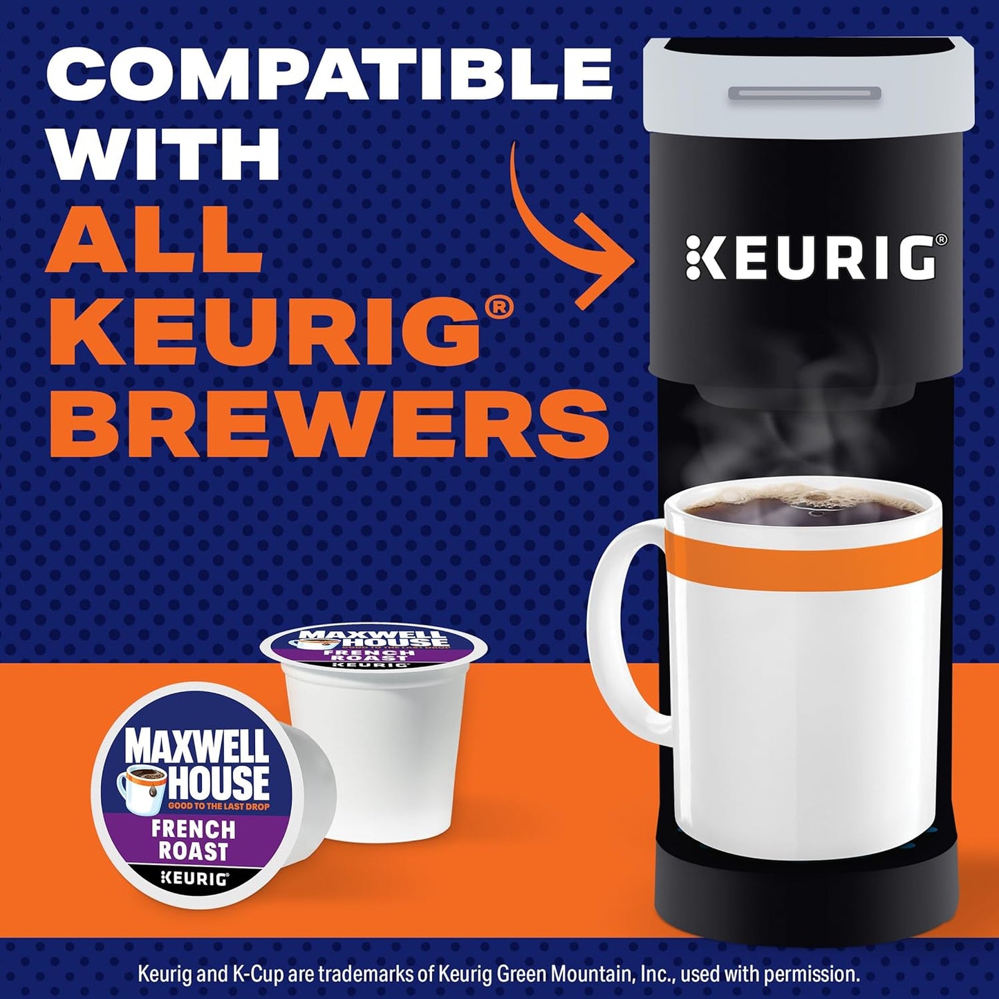 Maxwell House French Roast Dark Roast K-Cup Coffee Pods, 84 ct Box - Renee Lane Company