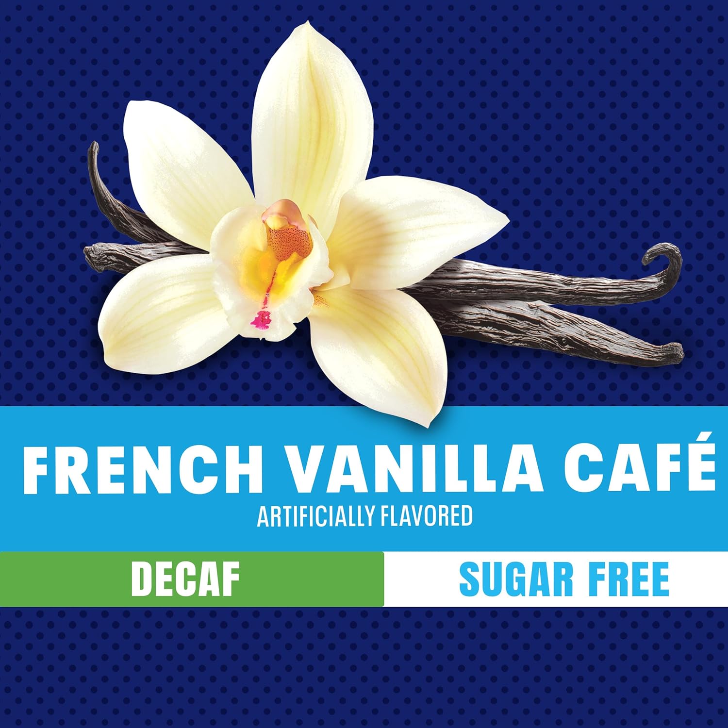 Maxwell House Instant Cafe-Style Beverage Mix, Decaf and Sugar Free, Easy to Prepare, 1 Canister, for Quick Morning Coffee or Afternoon Treat, French Vanilla Cafe, Kosher Dairy, 4.3 oz - Renee Lane Company