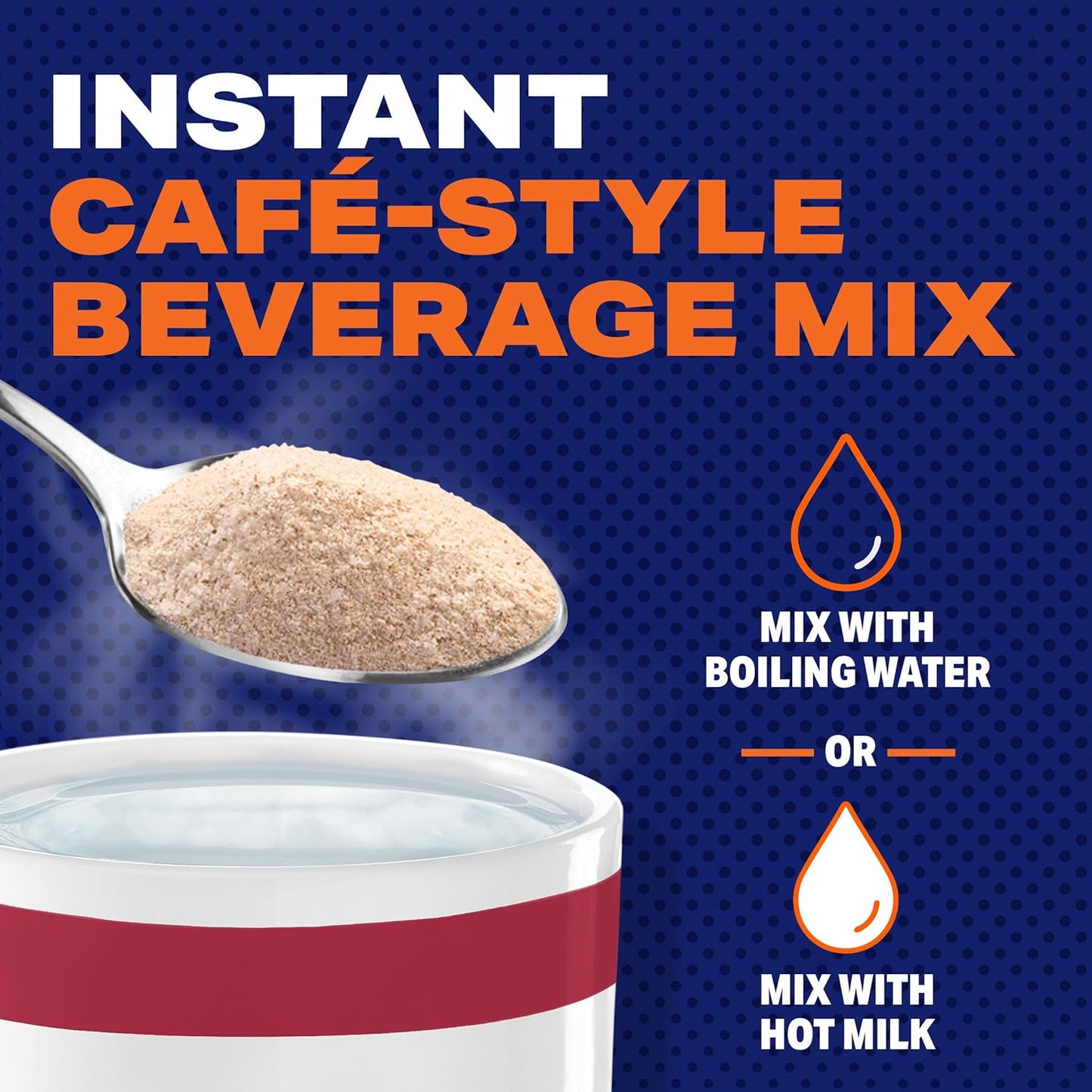 Maxwell House Instant Cafe-Style Beverage Mix, Easy to Prepare, 1 Canister, for Quick Morning Coffee or Afternoon Treat, Cafe Vienna, Kosher Dairy, 9 oz - Renee Lane Company