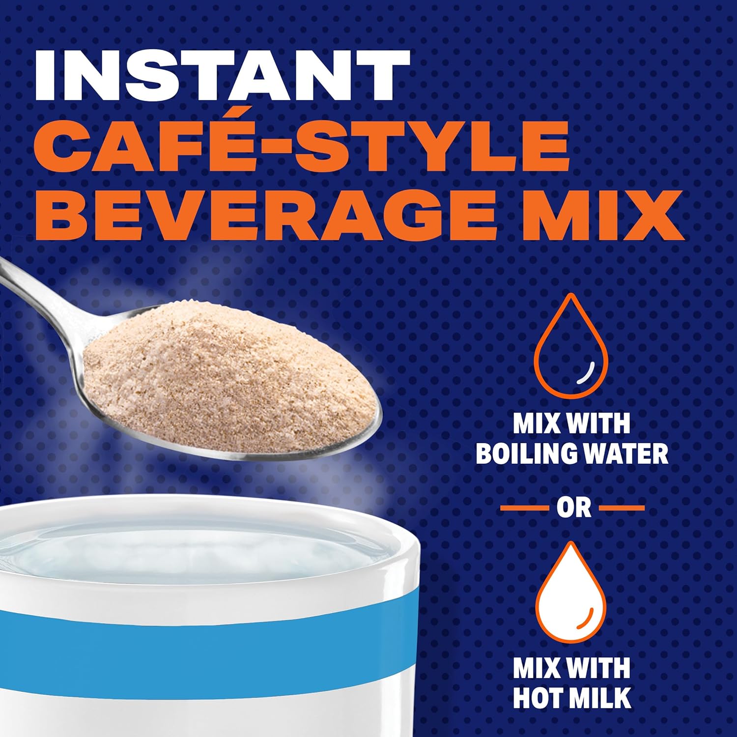 Maxwell House Instant Cafe-Style Beverage Mix, Easy to Prepare, 1 Canister, for Quick Morning Coffee or Afternoon Treat, French Vanilla Cafe, Kosher Dairy, 8.4 oz - Renee Lane Company