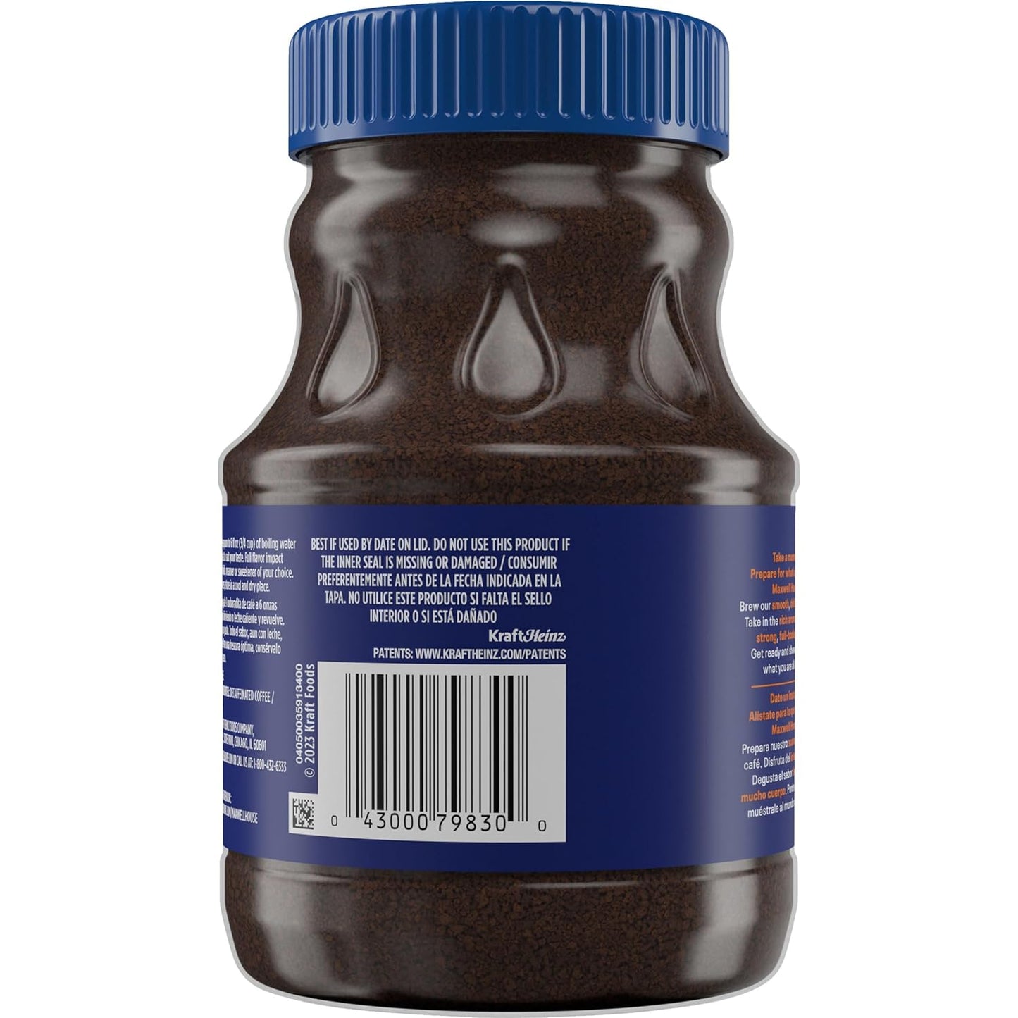 Maxwell House Original Roast Decaffeinated Instant Coffee, 8 oz Jar - Renee Lane Company