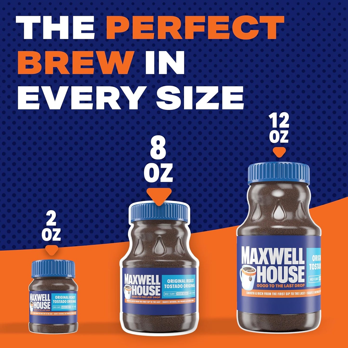 Maxwell House Original Roast Instant Coffee, 8 oz Jar - Renee Lane Company