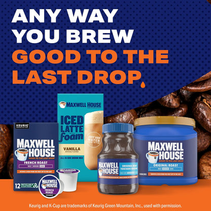 Maxwell House Original Roast Instant Coffee, 8 oz Jar - Renee Lane Company