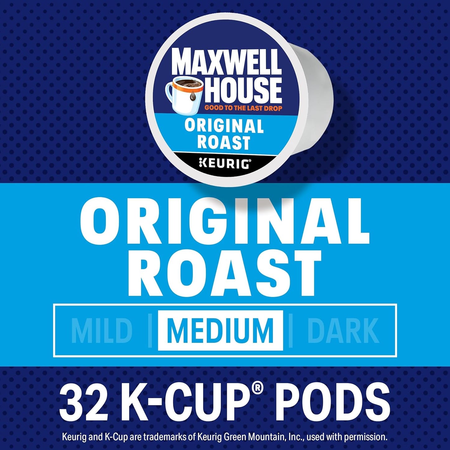 Maxwell House Original Roast Medium Roast K-Cup Coffee Pods (32 ct Box) - Renee Lane Company
