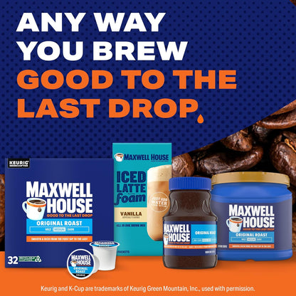 Maxwell House Original Roast Medium Roast K-Cup Coffee Pods (32 ct Box) - Renee Lane Company
