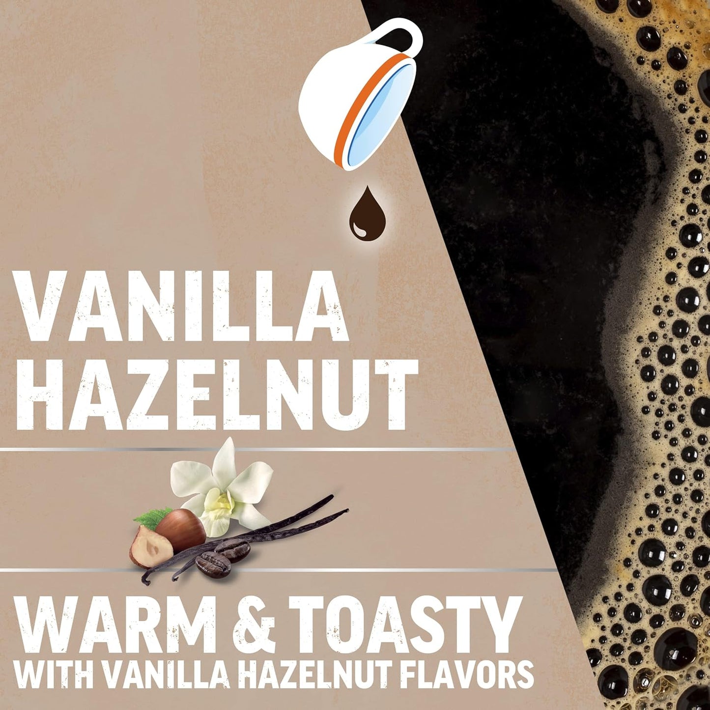 Maxwell House Vanilla Hazelnut Medium Roast K-Cup Coffee Pods (12 Count) - Renee Lane Company