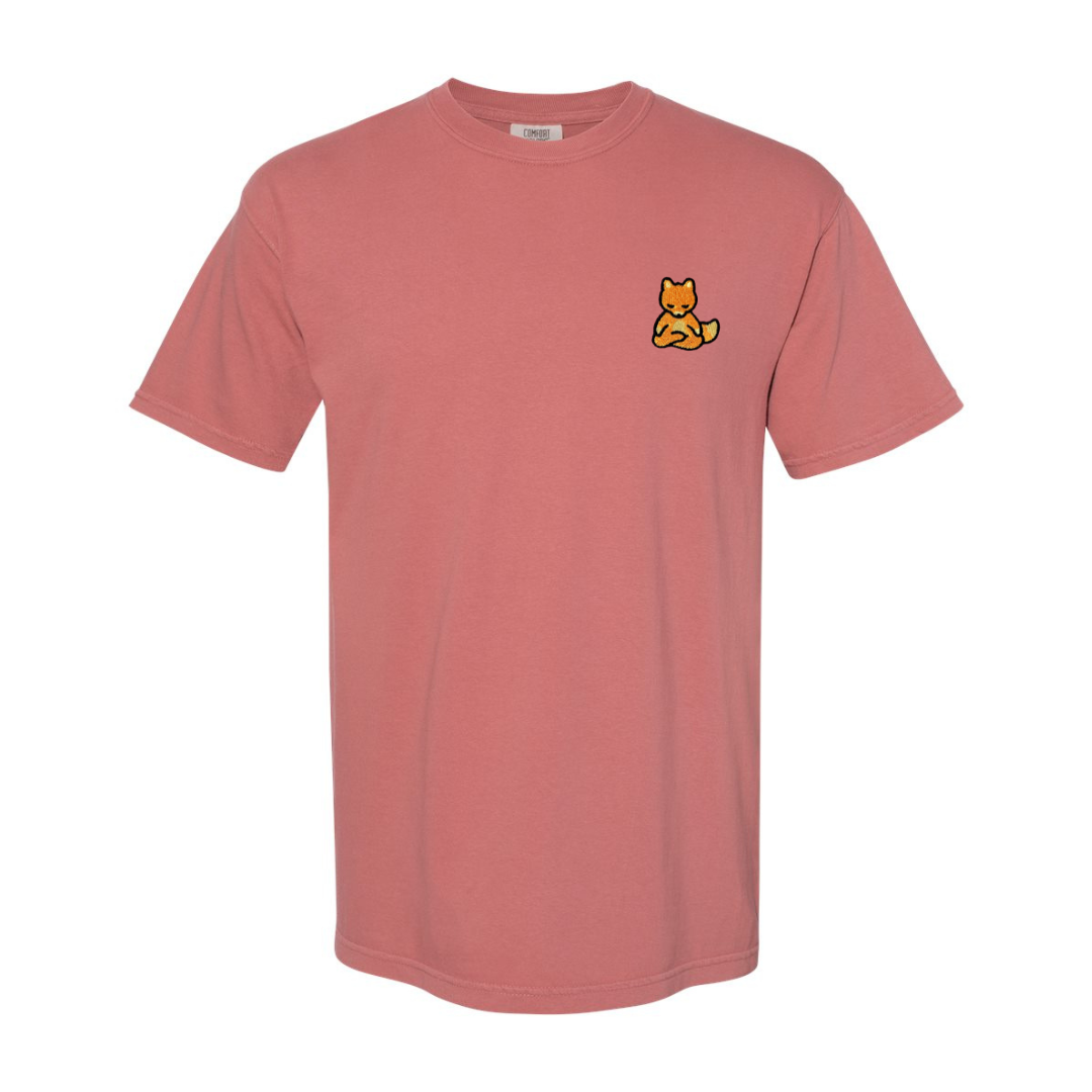 Meditating Fox Comfy Tee | Lucky Owl - Renee Lane Company