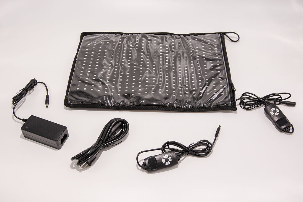 Medium Red Light Pad for Pain Relief & Recovery | 16" x 11" | 1188 LEDs + 12V Car Adapter - Renee Lane Company