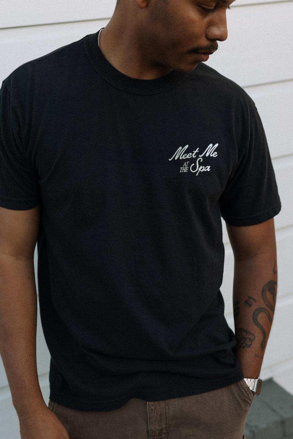 Meet Me At The Spa Retro Unisex T-Shirt | Lucky Owl - Renee Lane Company