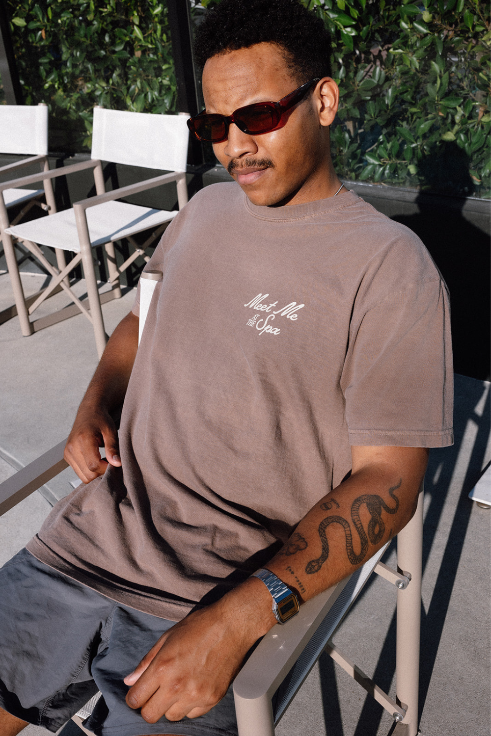 Meet Me At The Spa Retro Unisex T-Shirt | Lucky Owl - Renee Lane Company
