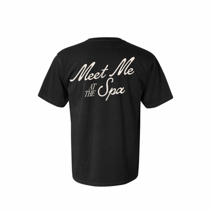 Meet Me At The Spa Retro Unisex T-Shirt | Lucky Owl - Renee Lane Company