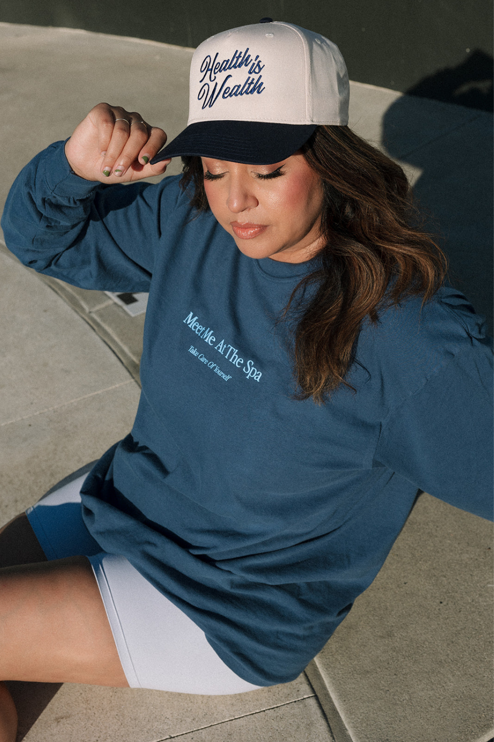 Meet Me At The Spa - Take Care Of Yourself Long Sleeve T-Shirt | Lucky Owl - Renee Lane Company