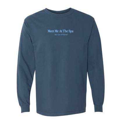 Meet Me At The Spa - Take Care Of Yourself Long Sleeve T-Shirt | Lucky Owl - Renee Lane Company