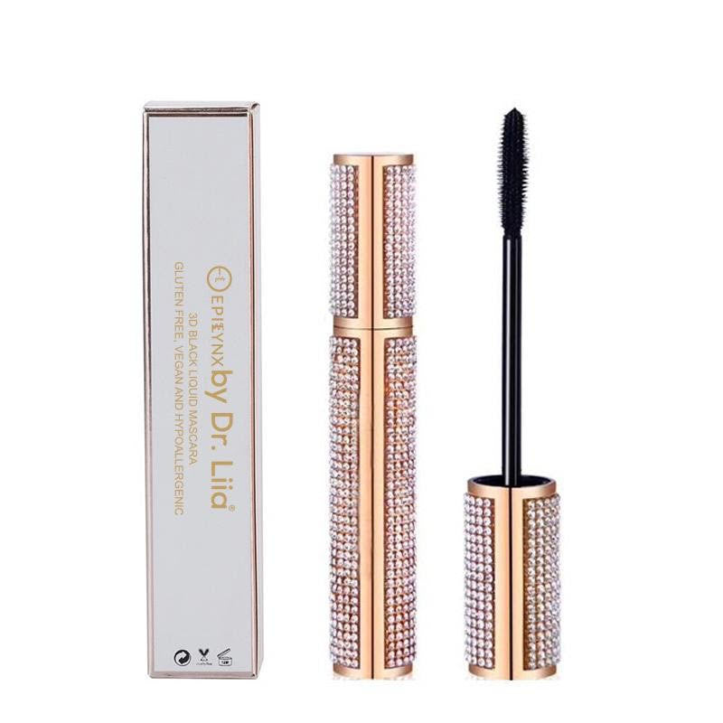 Mega Volume Vegan Mascara Black and Blue – Smudge-Proof with Handmade Diamond Case - Renee Lane Company