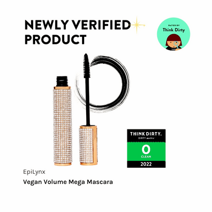 Mega Volume Vegan Mascara Black and Blue – Smudge-Proof with Handmade Diamond Case - Renee Lane Company
