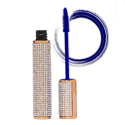 Mega Volume Vegan Mascara Black and Blue – Smudge-Proof with Handmade Diamond Case - Renee Lane Company