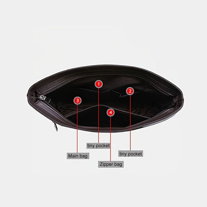Men's Bag Briefcase Europe And America Men's Business Commuting Handbag Single Shoulder Crossbody Bag Cross Style Computer Bag - Renee Lane Company