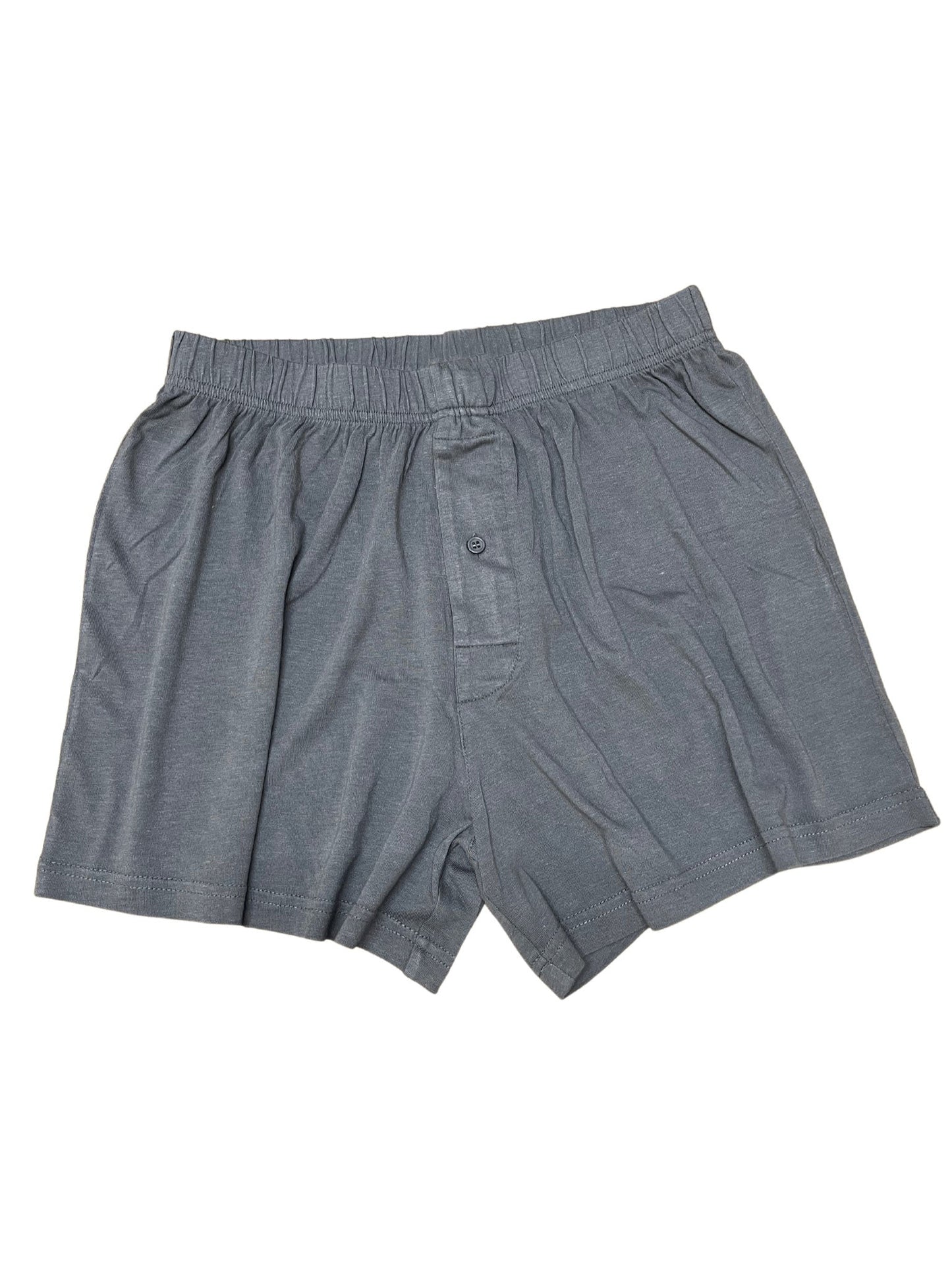 Men's Bamboo Viscose/Cotton Boxer Style Underwear Charcoal Grey Color - 5-pack - Renee Lane Company
