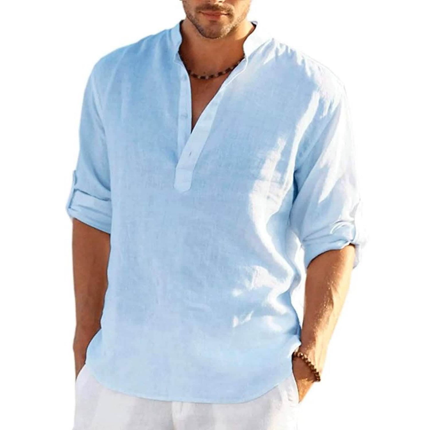 Men's Breathable Quick Dry Button Down Shirt T-Shirt Top - Renee Lane Company