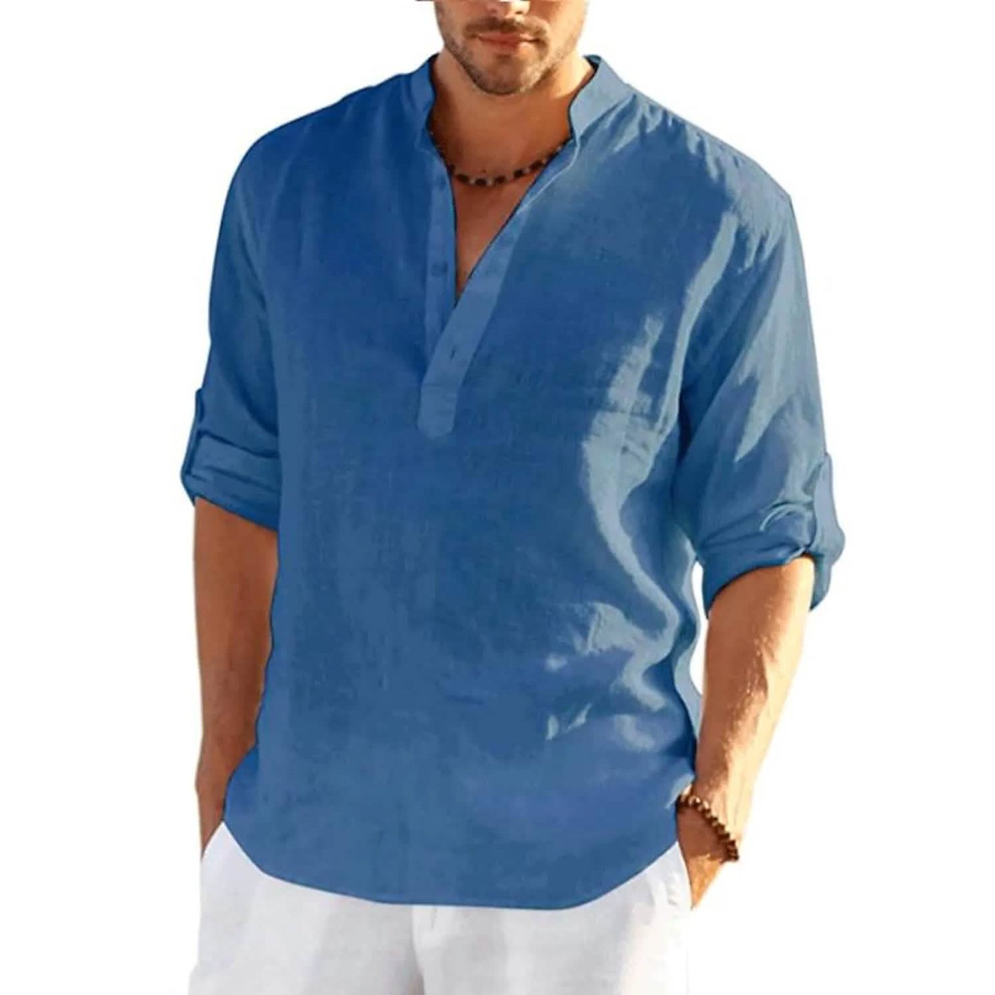 Men's Breathable Quick Dry Button Down Shirt T-Shirt Top - Renee Lane Company