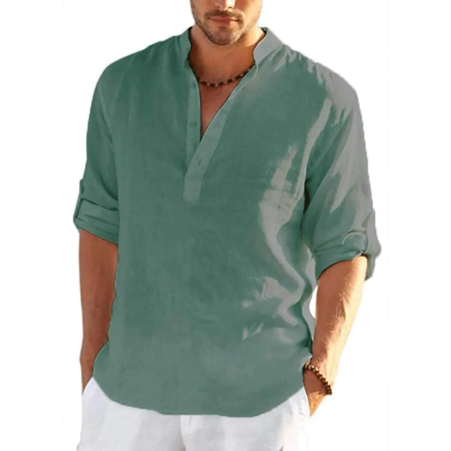 Men's Breathable Quick Dry Button Down Shirt T-Shirt Top - Renee Lane Company