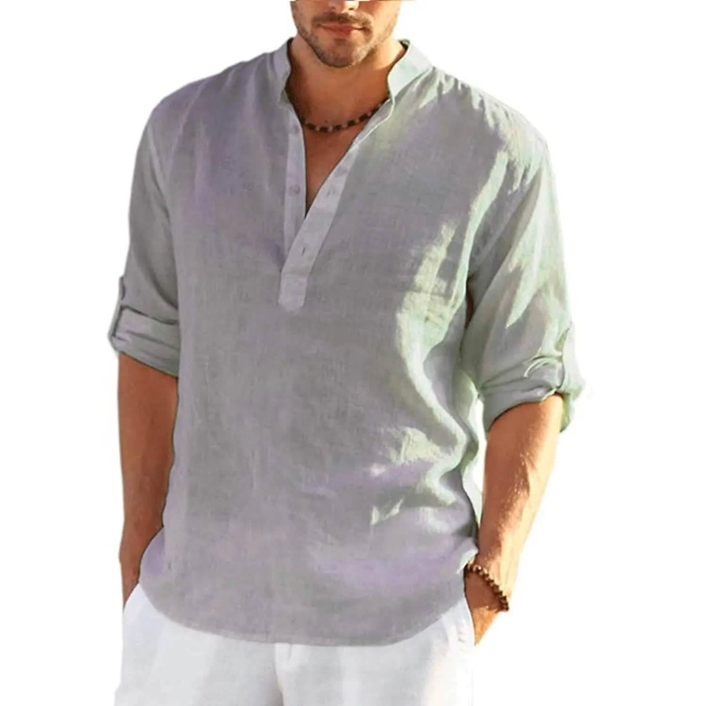 Men's Breathable Quick Dry Button Down Shirt T-Shirt Top - Renee Lane Company