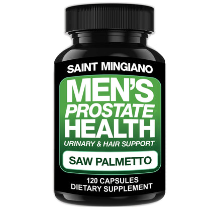 Men's Prostate Health - 120 Capsules of Advanced Prostate Supplements for Men with Saw Palmetto - Renee Lane Company