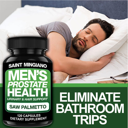 Men's Prostate Health - 120 Capsules of Advanced Prostate Supplements for Men with Saw Palmetto - Renee Lane Company