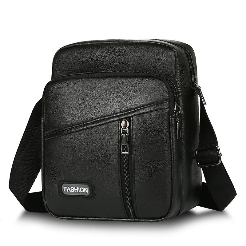 Men's Vintage PU Leather Shoulder Bag - Renee Lane Company