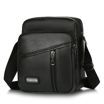 Men's Vintage PU Leather Shoulder Bag - Renee Lane Company