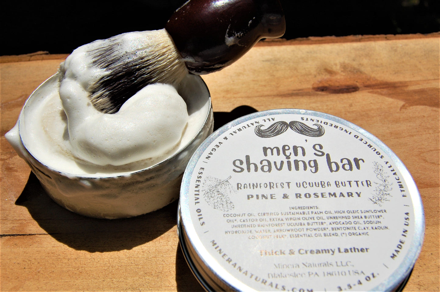 Men's shaving Bar Pine & Rosemary - Renee Lane Company