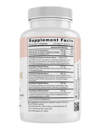 Menopause Support: - A Thoughtful Blend of Ingredients by Bellawell - Renee Lane Company