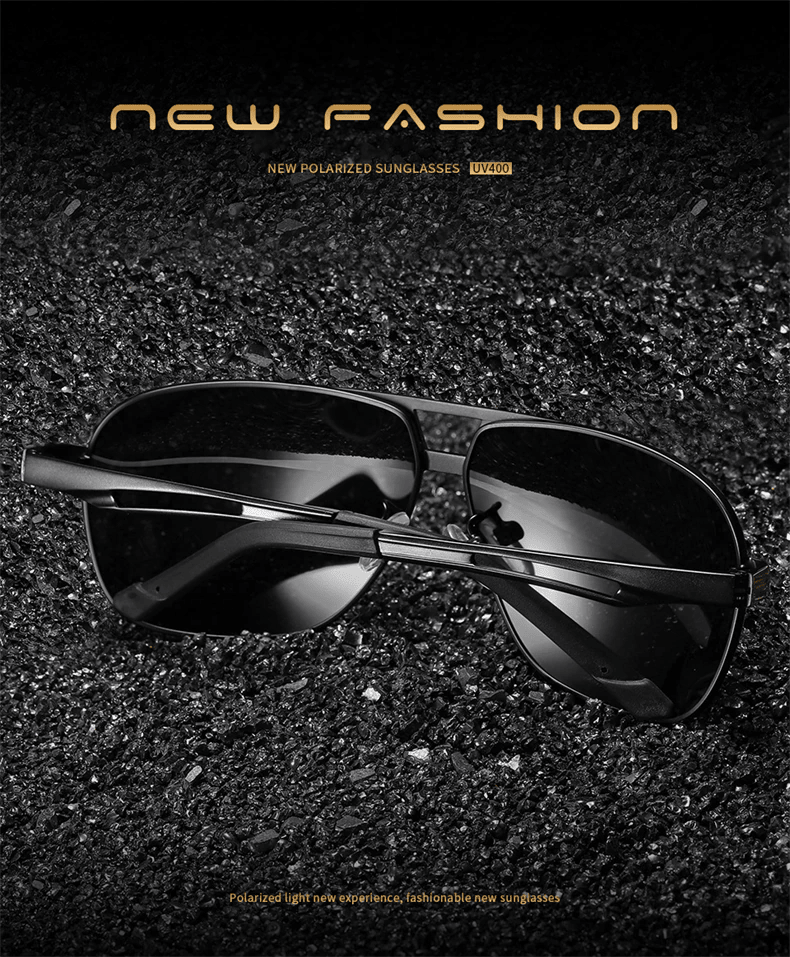 Mens Polarized Pilot Sunglasses Outdoor Driving UV400 Sun Glasses Sport Eyewear - Renee Lane Company